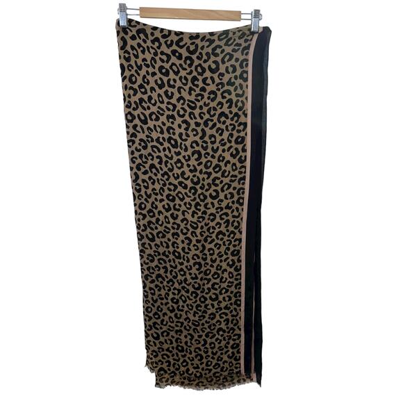 Kate Spade Cheetah print long scarf EUC - Picture 1 of 3